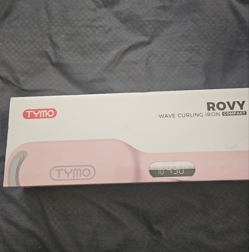 Tymo Pink Wave Curling Iron Compact